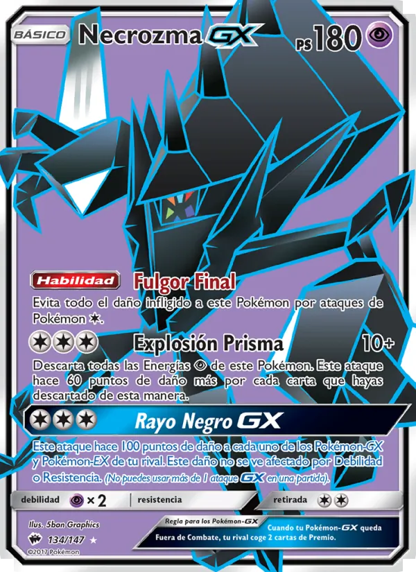 Necrozma GX (Sombras Ardientes #134/147)