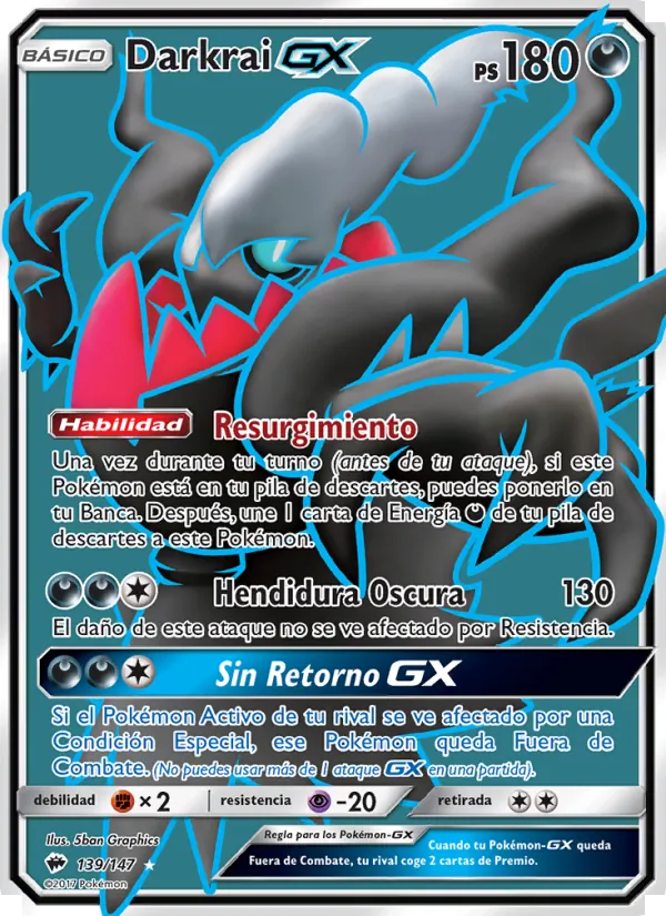 Darkrai GX (Burning Shadows #139/147)