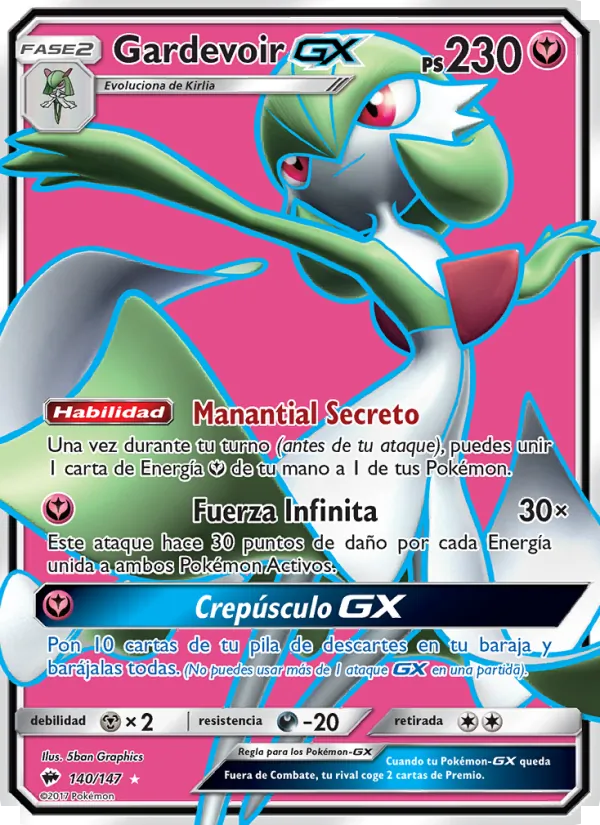 Gardevoir GX (Sombras Ardientes #140/147)