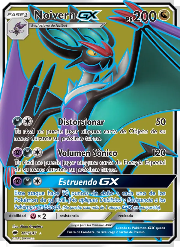 Noivern GX (Burning Shadows #141/147)