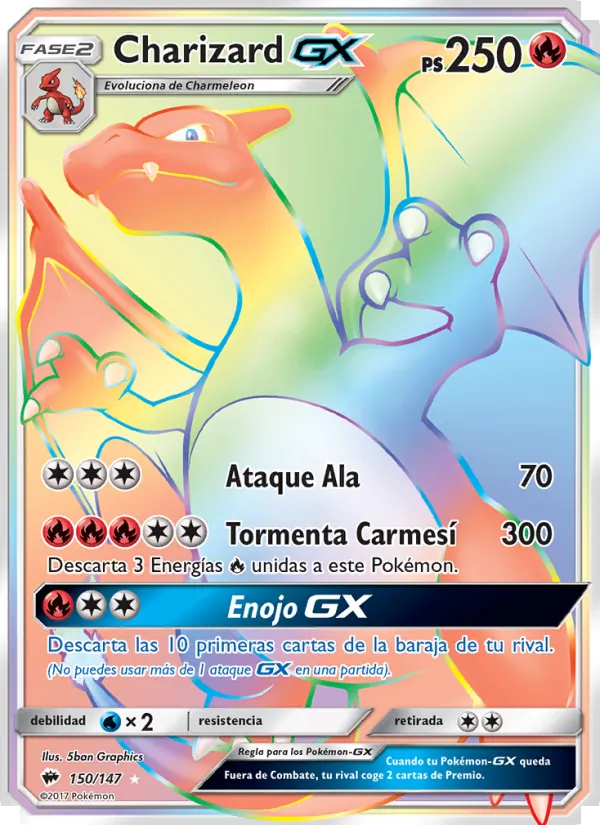 Charizard GX (Sombras Ardientes #150/147)