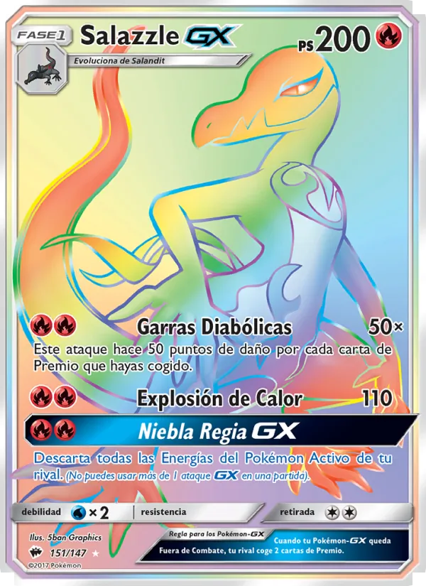 Salazzle GX (Sombras Ardientes #151/147)