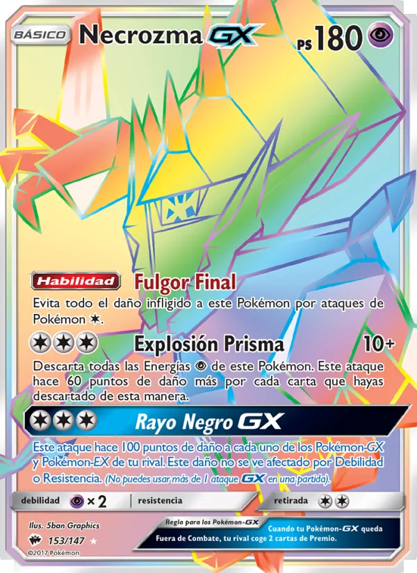 Necrozma GX (Sombras Ardientes #153/147)