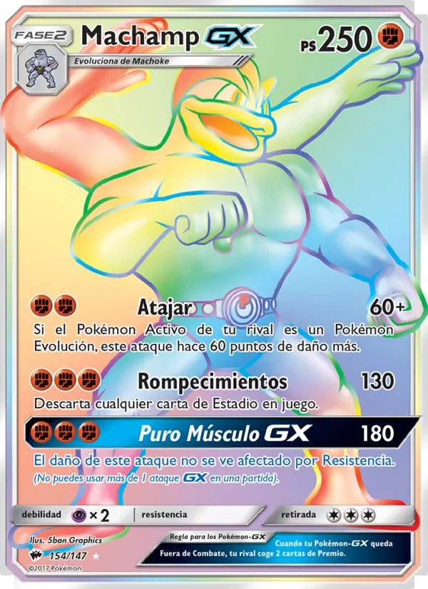 Machamp GX (Sombras Ardientes #154/147)