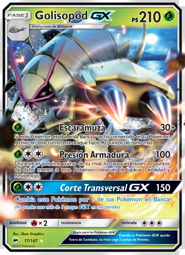 Golisopod GX (Sombras Ardientes #17/147)