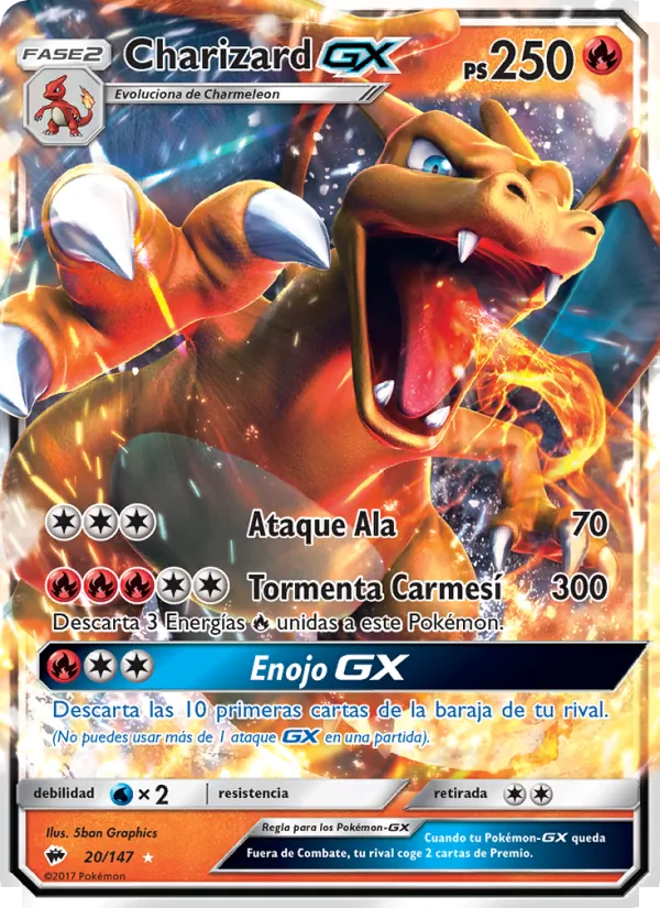 Charizard GX (Sombras Ardientes #20/147)