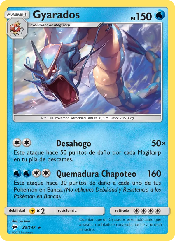 Gyarados (Sombras Ardientes #33/147)