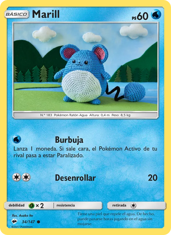 Marill (Sombras Ardientes #34/147)