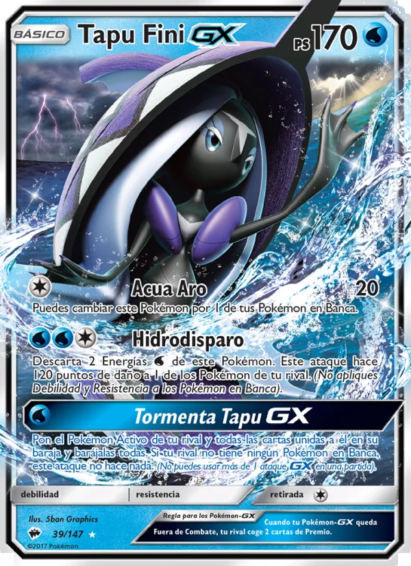 Tapu Fini GX (Burning Shadows #39/147)