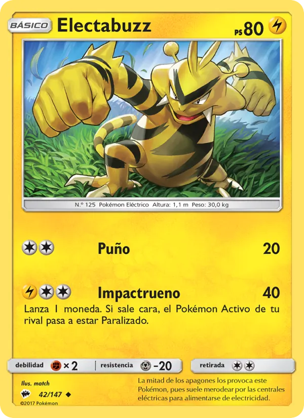 Electabuzz (Sombras Ardientes #42/147)