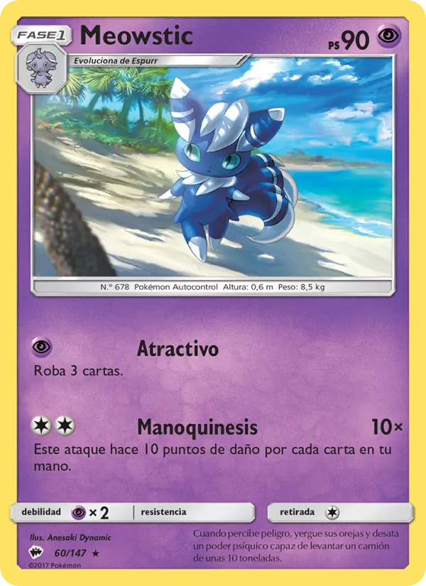 Meowstic (Burning Shadows #60/147)