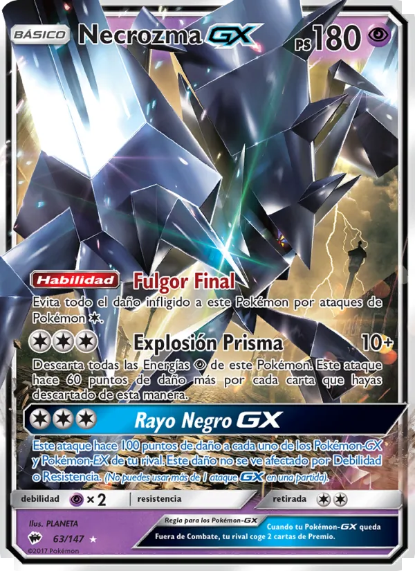 Necrozma GX (Sombras Ardientes #63/147)