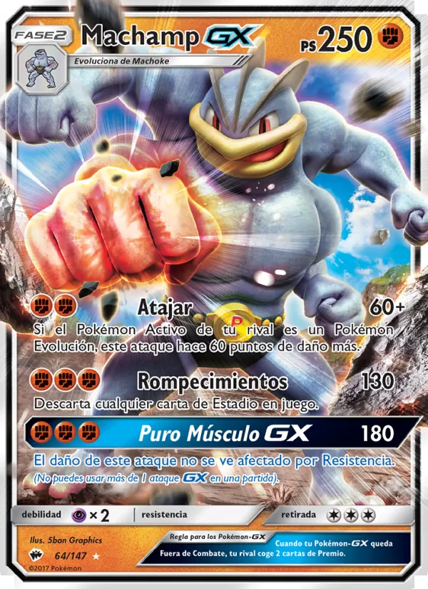 Machamp GX (Sombras Ardientes #64/147)