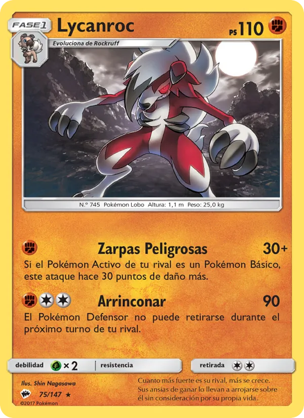 Lycanroc (Sombras Ardientes #75/147)