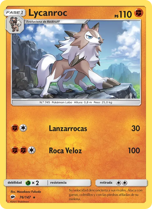 Lycanroc (Burning Shadows #76/147)