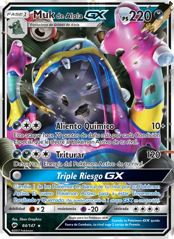 Muk de Alola GX (Burning Shadows #84/147)
