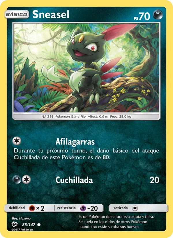 Sneasel (Burning Shadows #85/147)