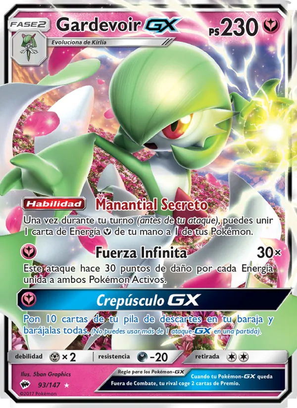 Gardevoir GX (Sombras Ardientes #93/147)