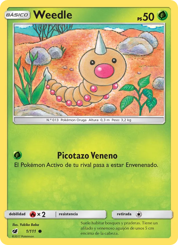 Weedle (Invasión Carmesí #1/111)