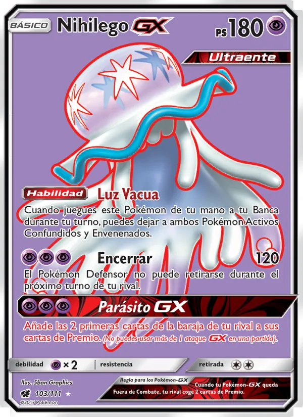 Nihilego GX (Invasión Carmesí #103/111)