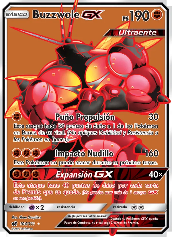 Buzzwole GX (Crimson Invasion #104/111)