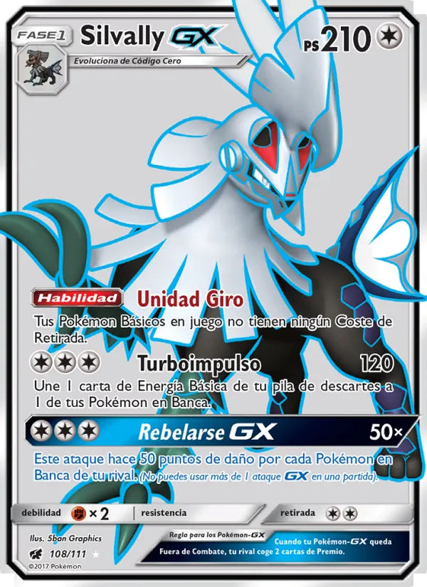 Silvally GX (Invasión Carmesí #108/111)
