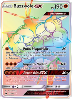 Buzzwole GX (Invasión Carmesí #115/111)
