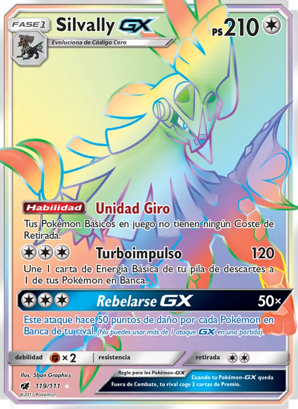 Silvally GX (Invasión Carmesí #119/111)