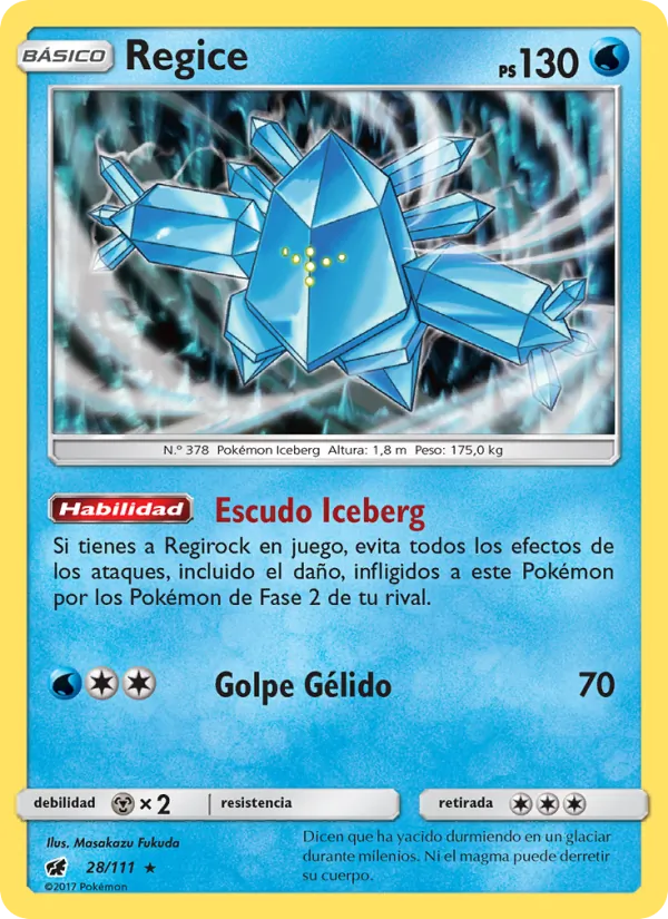 Regice (Crimson Invasion #28/111)