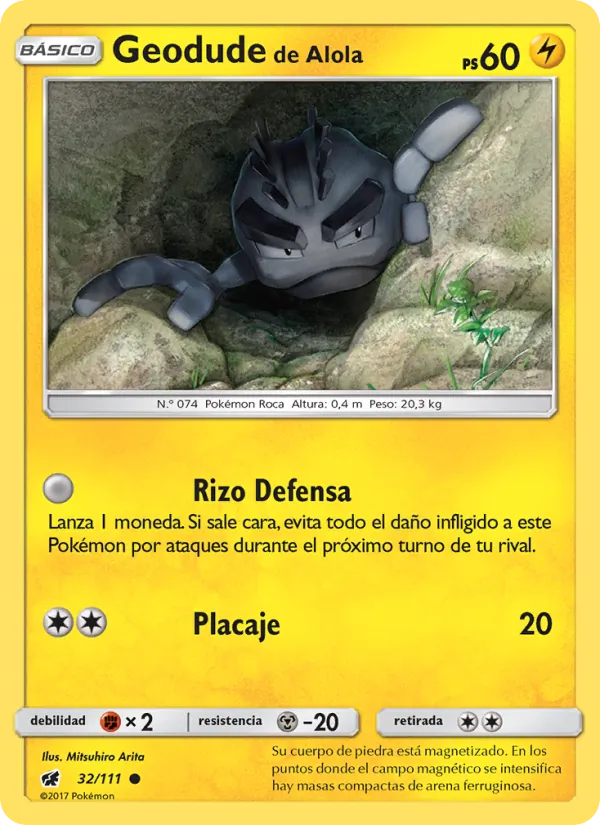Geodude de Alola (Invasión Carmesí #32/111)