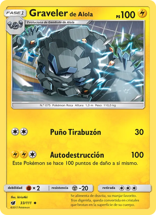 Graveler de Alola (Invasión Carmesí #33/111)