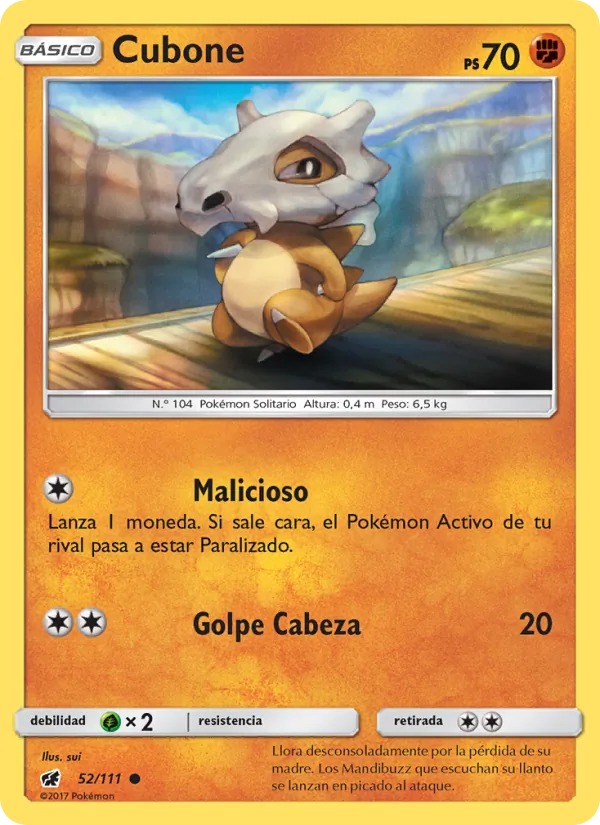 Cubone (Invasión Carmesí #52/111)