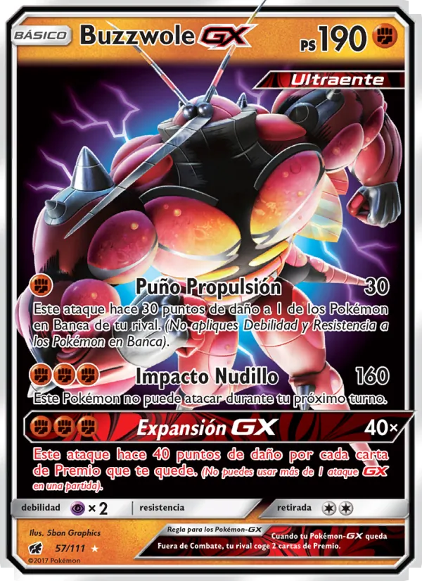 Buzzwole GX (Invasión Carmesí #57/111)