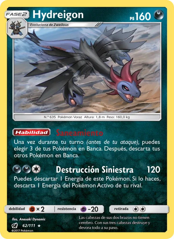 Hydreigon (Crimson Invasion #62/111)