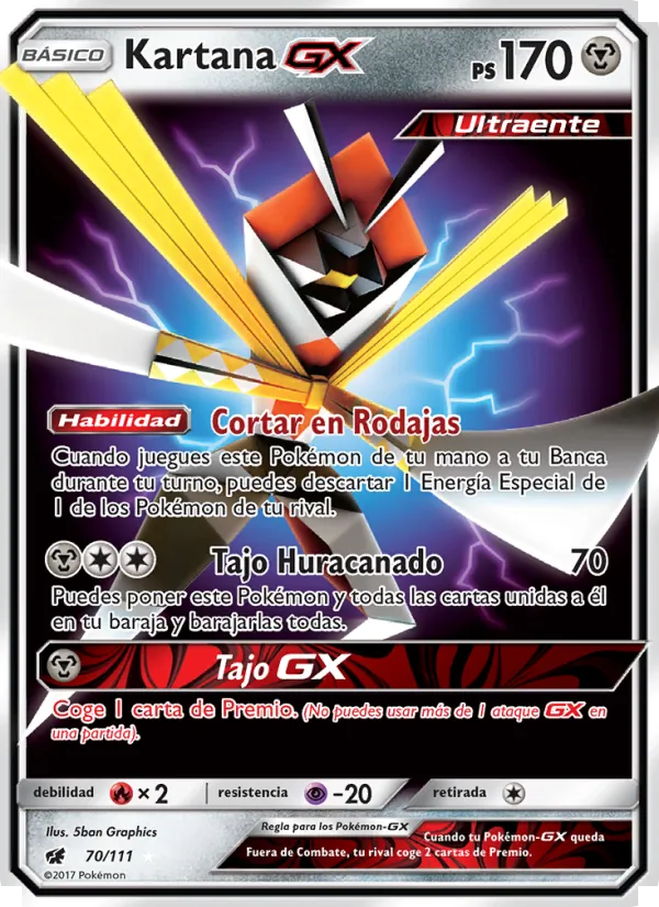 Kartana GX (Crimson Invasion #70/111)
