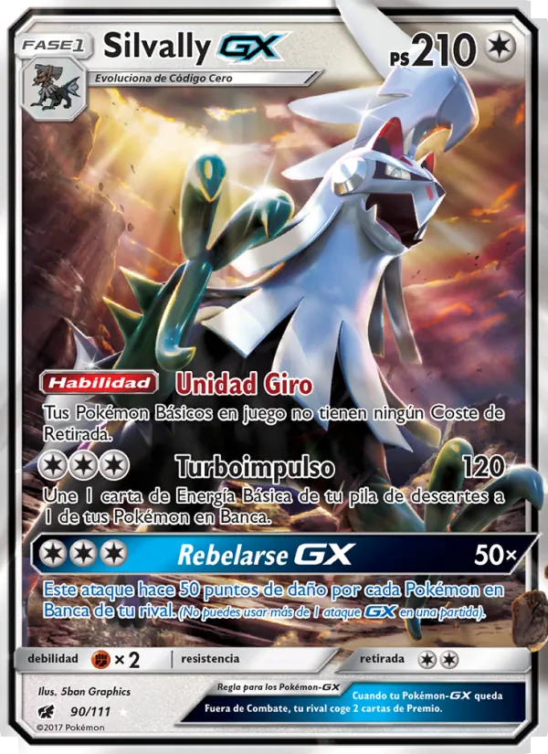Silvally GX (Invasión Carmesí #90/111)