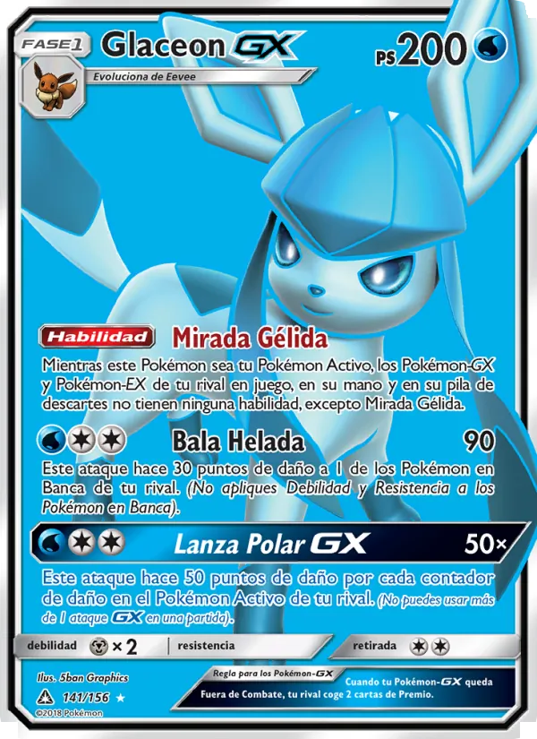 Glaceon GX (Ultra Prism #141/156)
