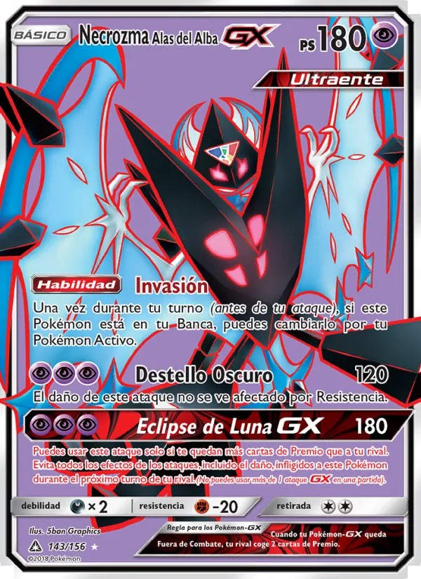 Necrozma Alas del Alba GX (Ultraprisma #143/156)