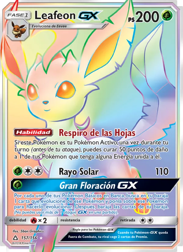 Leafeon GX (Ultraprisma #157/156)
