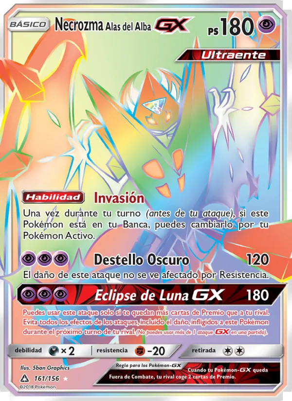 Necrozma Alas del Alba GX (Ultraprisma #161/156)