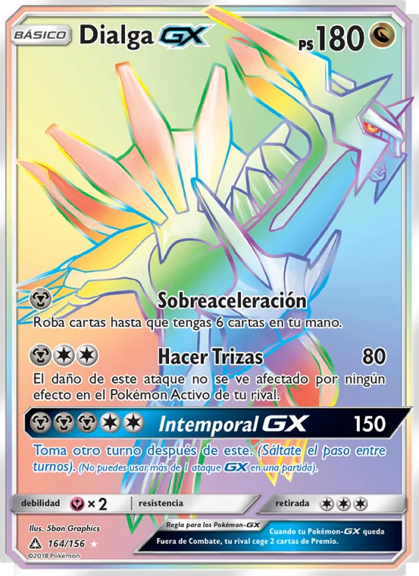 Dialga GX (Ultra Prism #164/156)