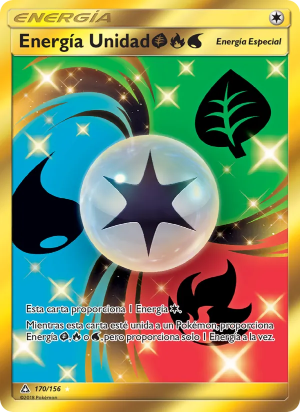 Energía Unidad GrassFireWater (Ultra Prism #170/156)