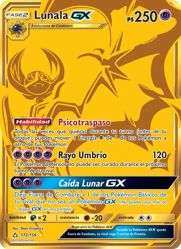 Lunala GX (Ultraprisma #172/156)