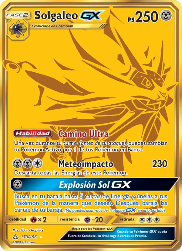 Solgaleo GX (Ultraprisma #173/156)