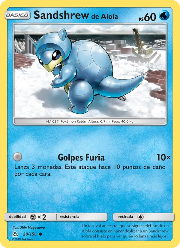 Sandshrew de Alola (Ultraprisma #28/156)