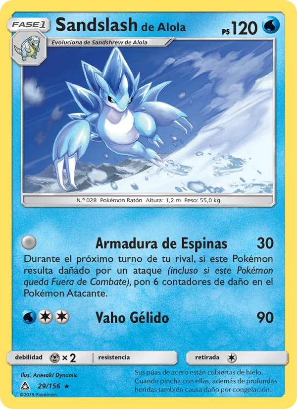 Sandslash de Alola (Ultra Prism #29/156)