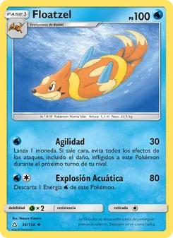 Floatzel (Ultraprisma #36/156)