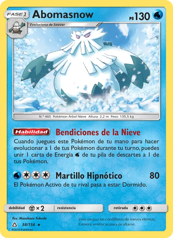 Abomasnow (Ultra Prism #38/156)