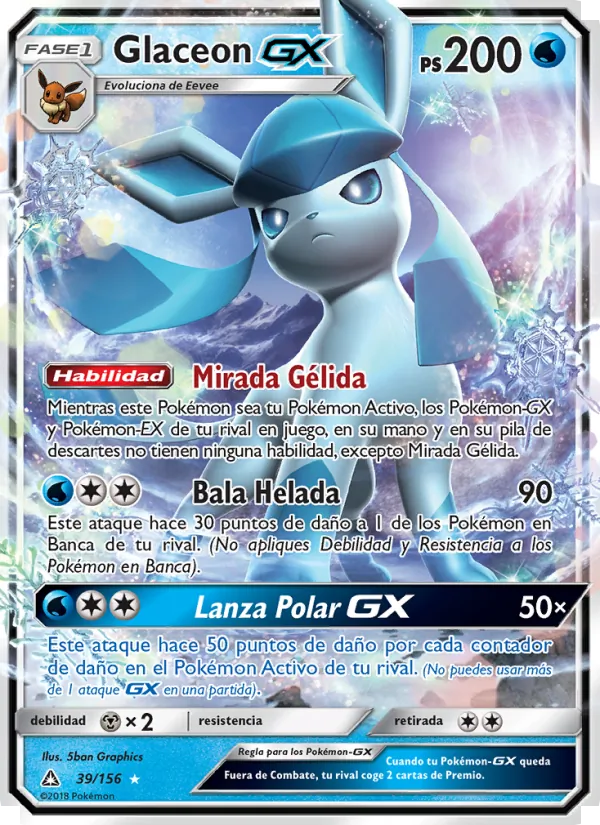 Glaceon GX (Ultraprisma #39/156)