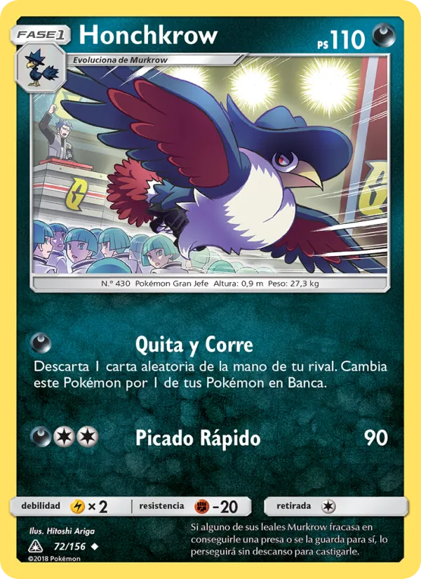 Honchkrow (Ultraprisma #72/156)